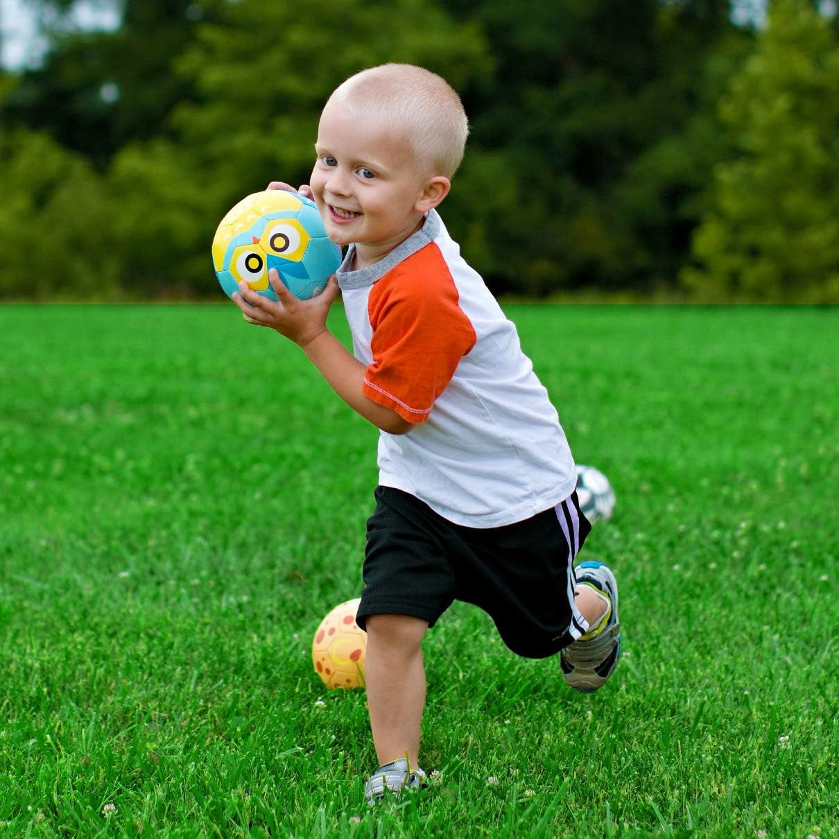 Kid and Toddler Soccer Ball - Size 1 and Size 3, Pump and Gift Box Included